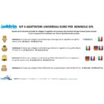 Kit adattatori universali Euro per bombole Gpl
